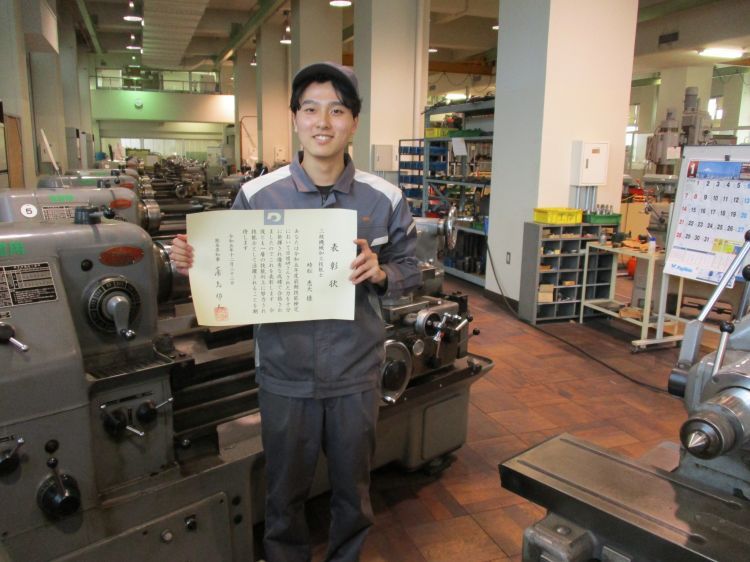 機械工学科の学生が熊本県知事賞を受賞！