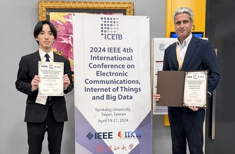 亜原理准教授の研究グループがIEEE-ICEIB2024でベストペーパー賞をダブル受賞