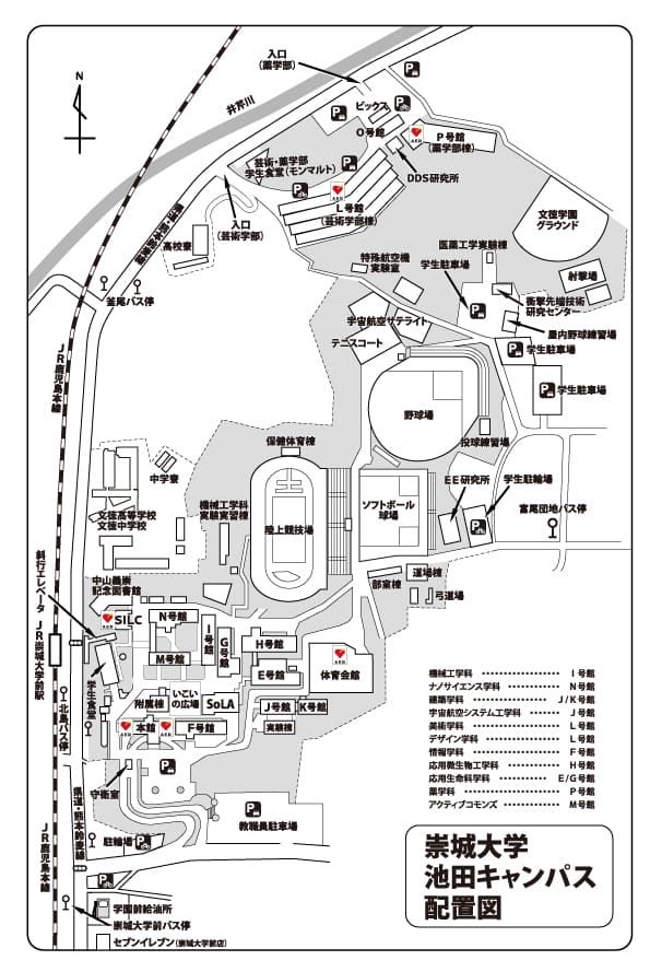 メインキャンパス見取り図 崇城大学 メインキャンパス見取り図 崇城大学
