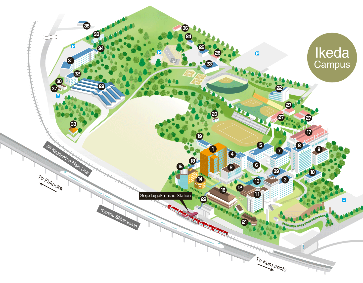 Ikeda Campus Map