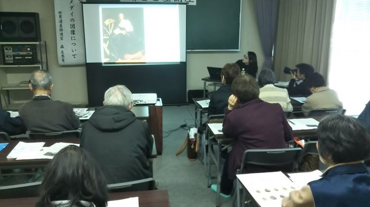 天草崎津で芸術文化コース卒業生が講演