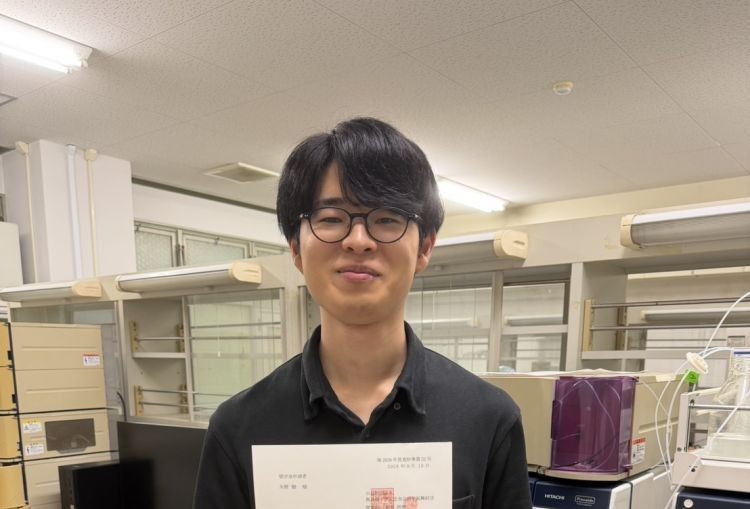 大学院生が「飯島藤十郎記念食品科学振興財団」の2027年度奨学生に採用！