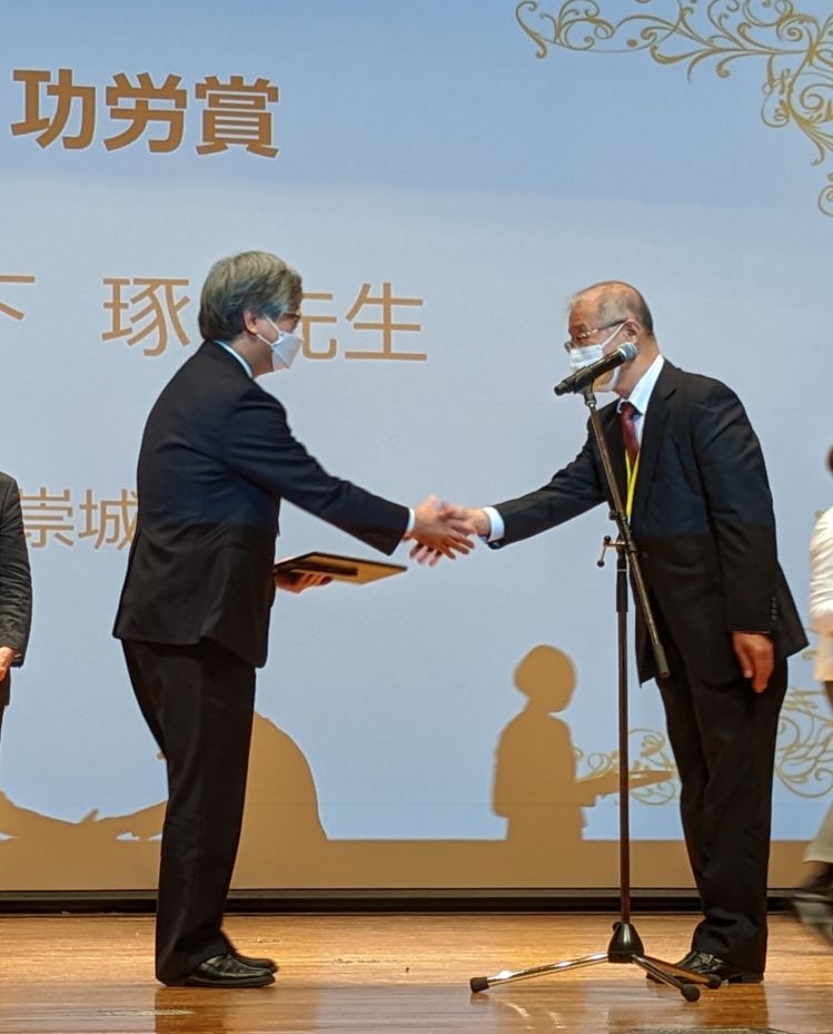 松下琢教授が日本動物実験代替法学会「功労賞」を受賞しました