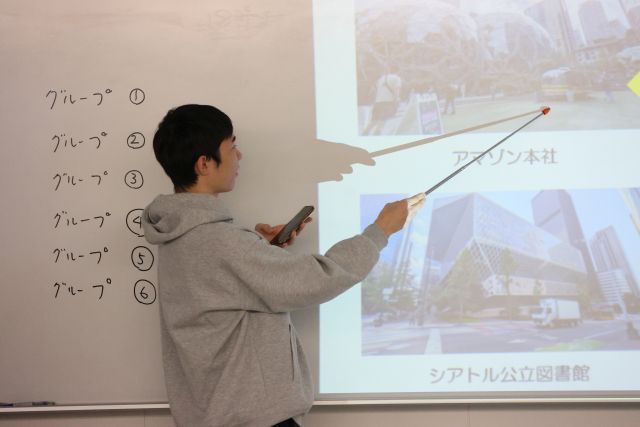 宇宙航空システム工学科　アメリカ・シアトル海外研修旅行報告会が開催されました。（池田キャンパス）