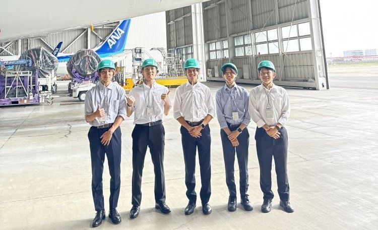 令和8年度 航空整備学専攻 JAL/ANA整備場見学会を実施
