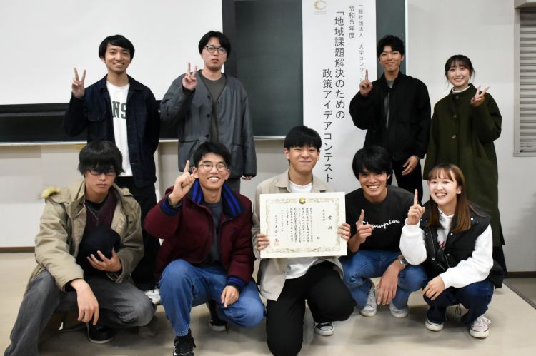 古賀研究室が政策コンペで熊本市賞（最優秀賞）を受賞 