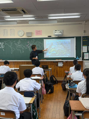 建築学科 王助教が出張講義を実施しました