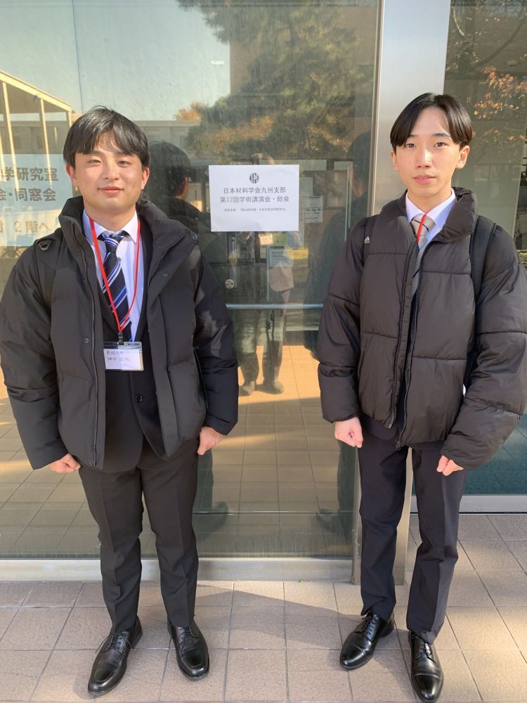 機械工学科の院生・学生が材料学会で研究成果を発表