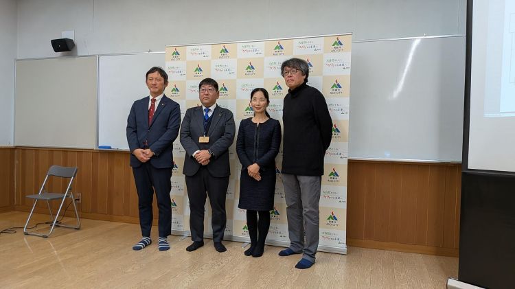 星合センター長が発起人を務める自治体連携プラットフォーム構築事業の記者会見が開催