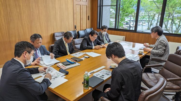 阿蘇地域における地域DX推進に向けて阿蘇市長と意見交換