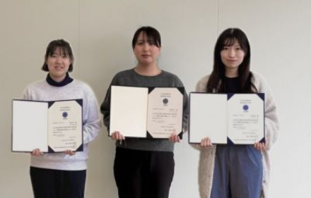 応用生命科学専攻 大学院生が「臨床培養士」に認定