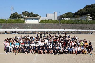 閉会式後の全体写真