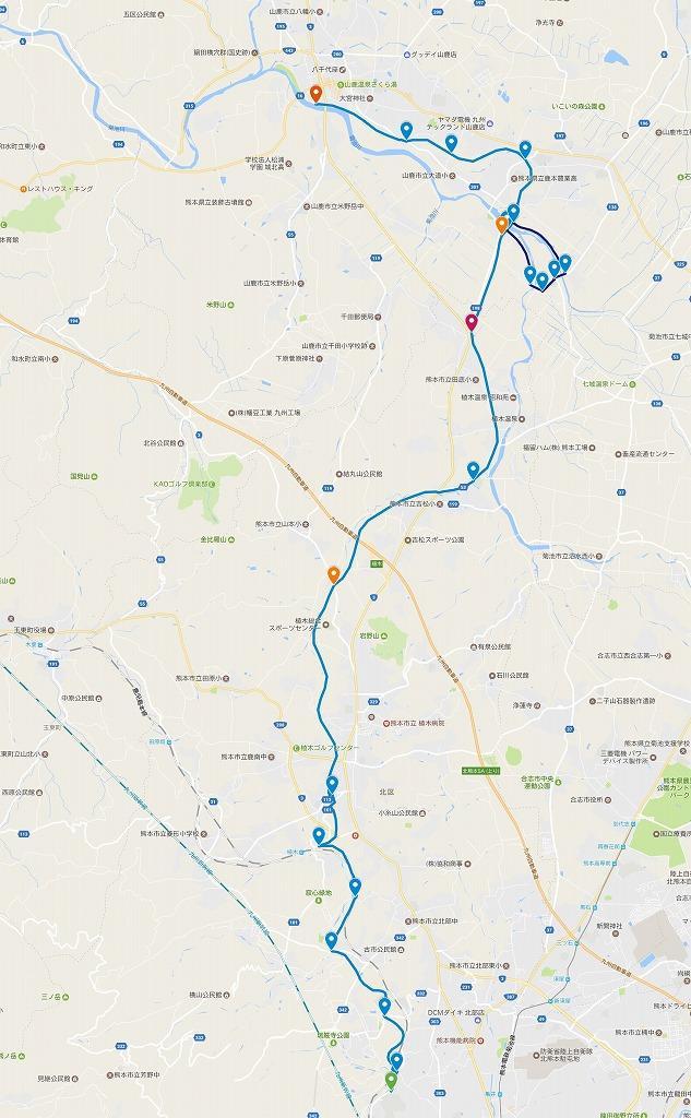 遠歩経路図