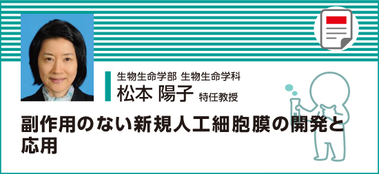 副作用のない新規人工細胞膜の開発と応用