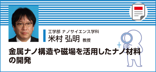 金属ナノ構造や磁場を活用したナノ材料の開発