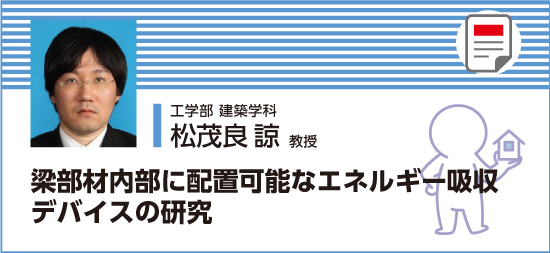 梁部材内部に設置可能なエネルギー吸収デバイスの研究